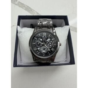 Men’s Oruss Watch Black Gear Mechanical 40mm